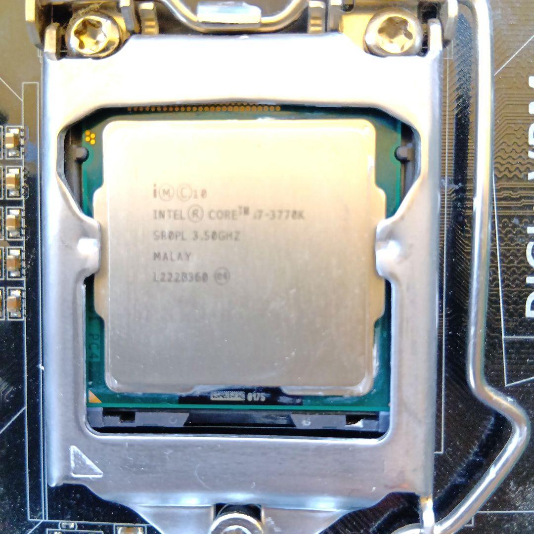 ASUS マザーボード Intel i7-3770K　メモリ付き