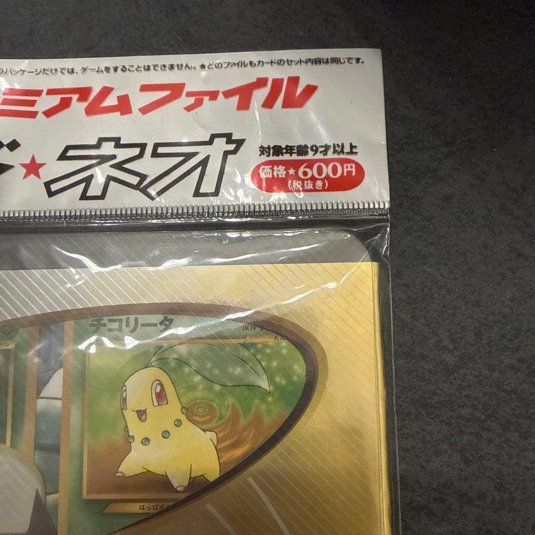 《新品未使用》ポケモンカード ネオ プレミアムファイル 金・銀