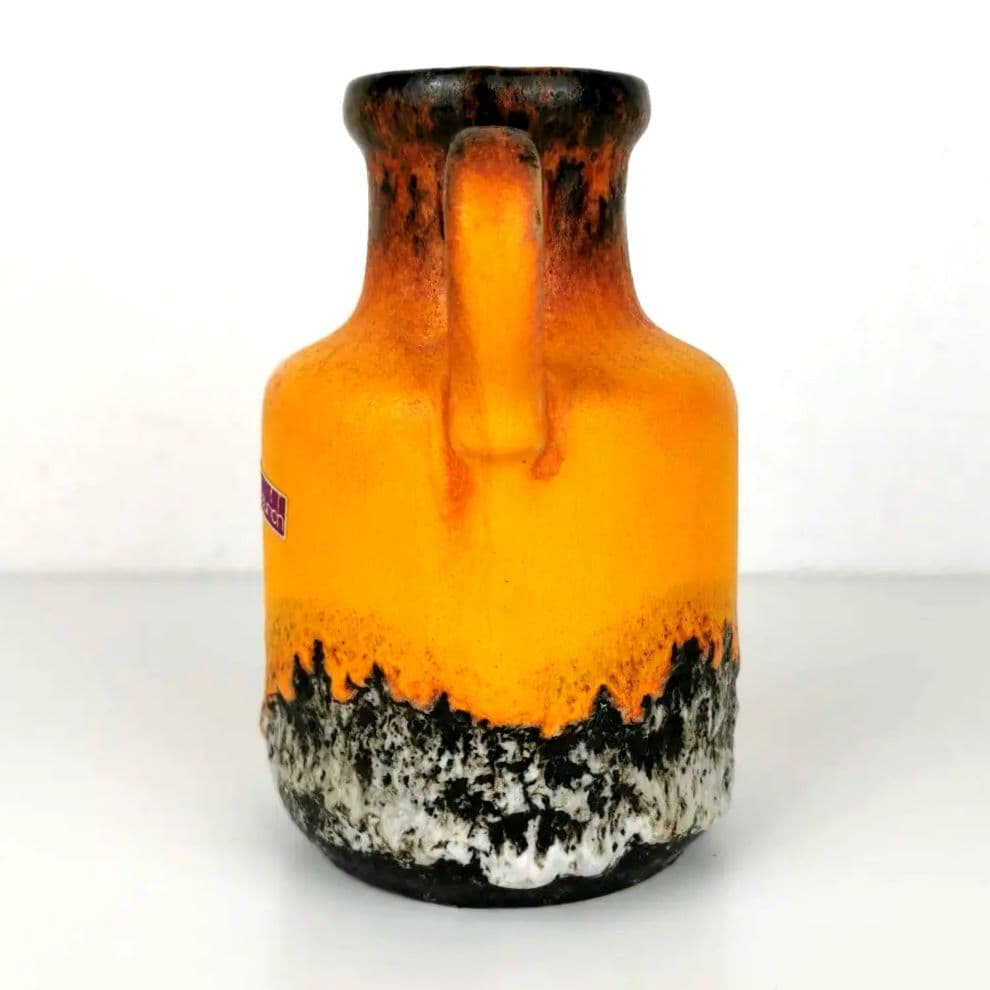 【西ドイツ製 Fatlava】scheurich 花瓶 16cm