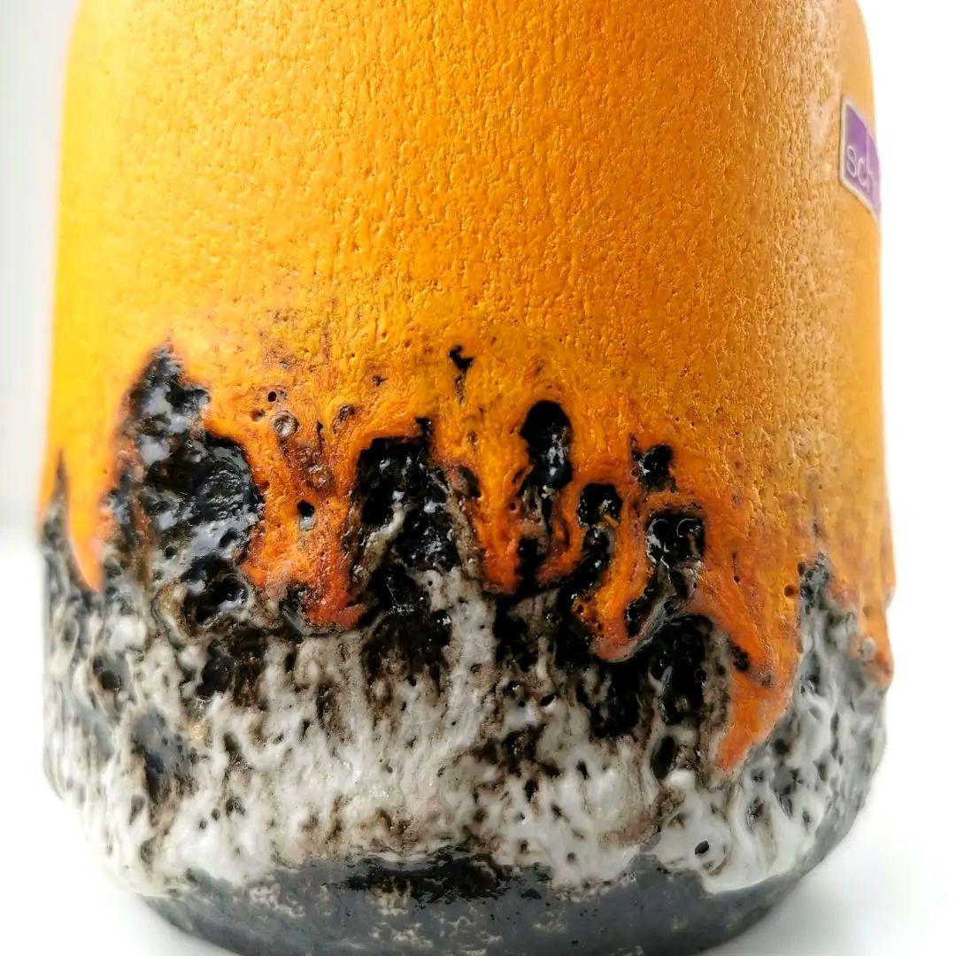 【西ドイツ製 Fatlava】scheurich 花瓶 16cm