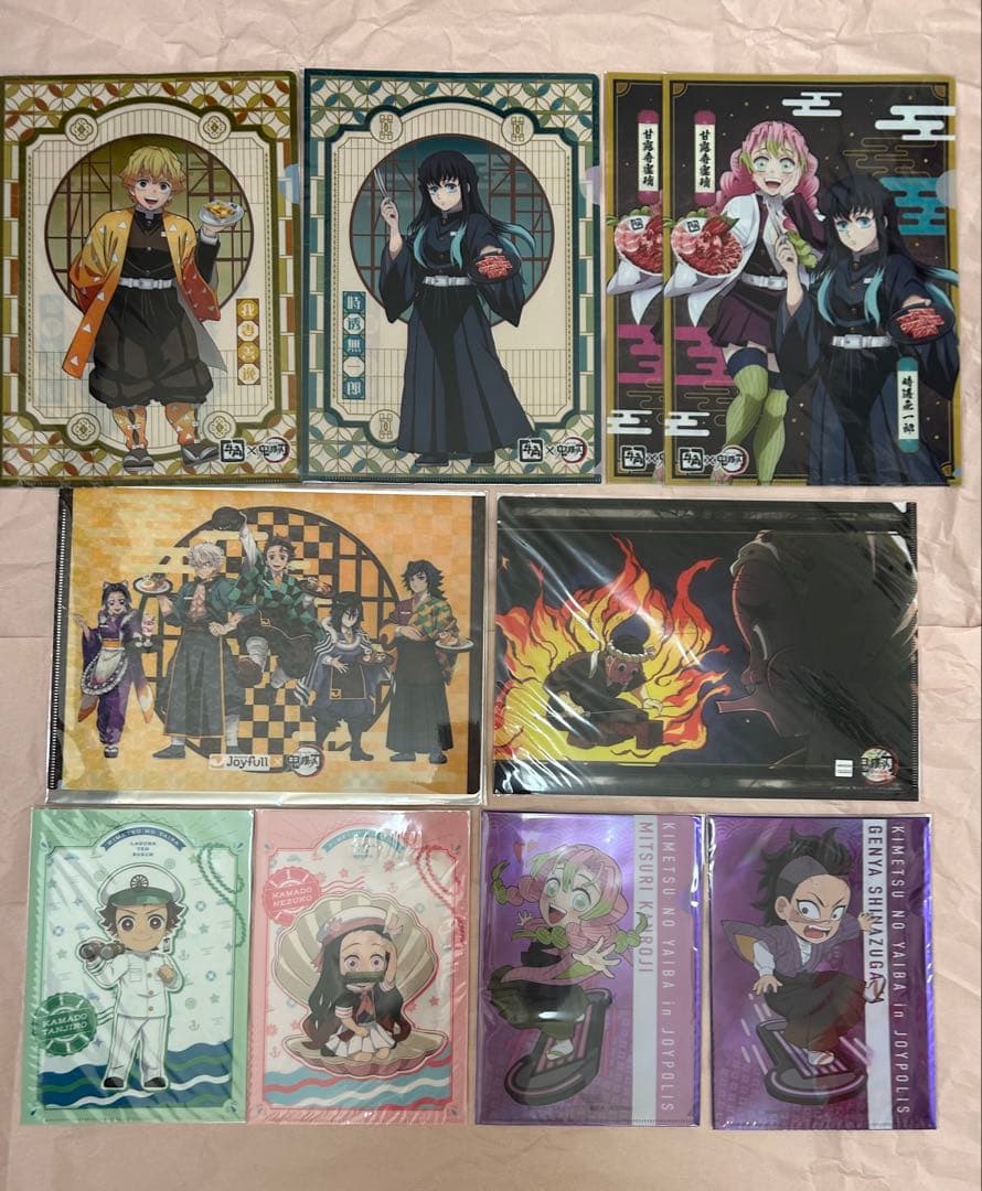 鬼滅の刃　クリアファイル・ポスター・ランチョン　まとめ売り