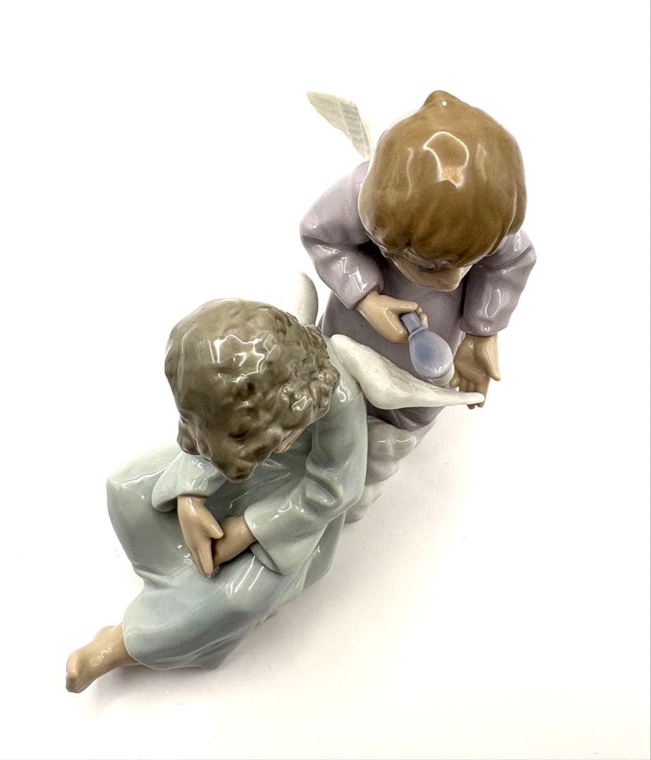 ★美品★Lladro リヤドロ　Angel Care 天使のお手入れ