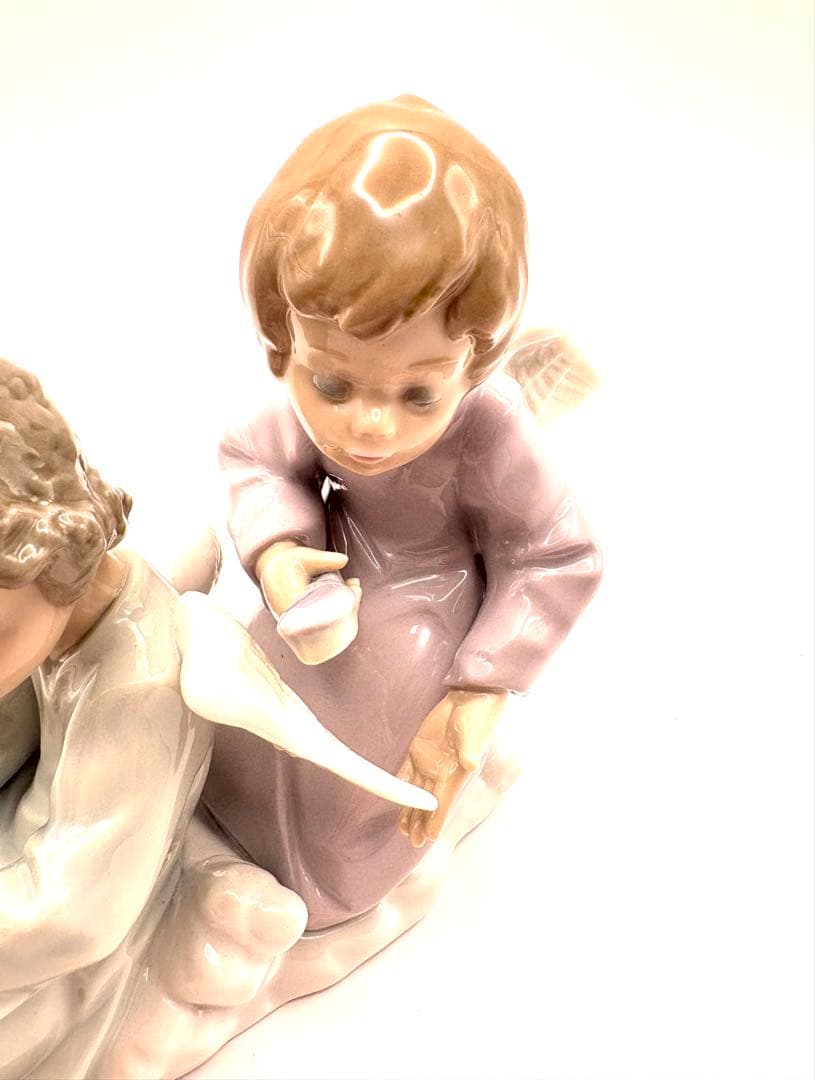 ★美品★Lladro リヤドロ　Angel Care 天使のお手入れ