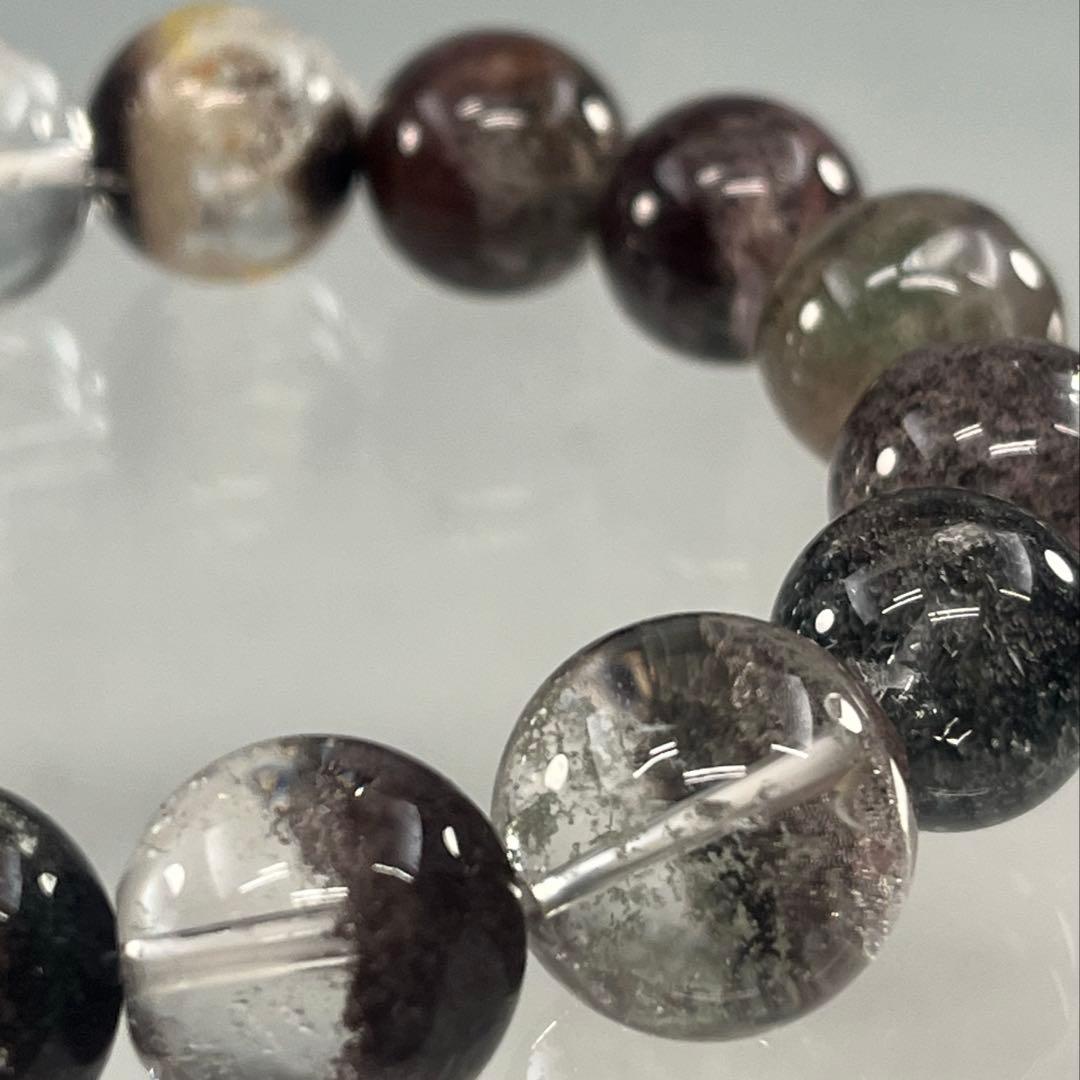 BRY0889☆ガーデンクォーツブレスレット☆天然石　美品