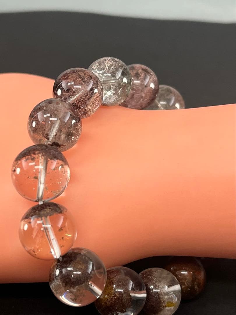 BRY0889☆ガーデンクォーツブレスレット☆天然石　美品