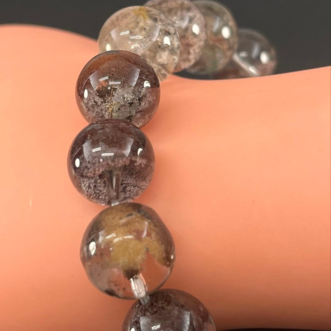 BRY0889☆ガーデンクォーツブレスレット☆天然石　美品