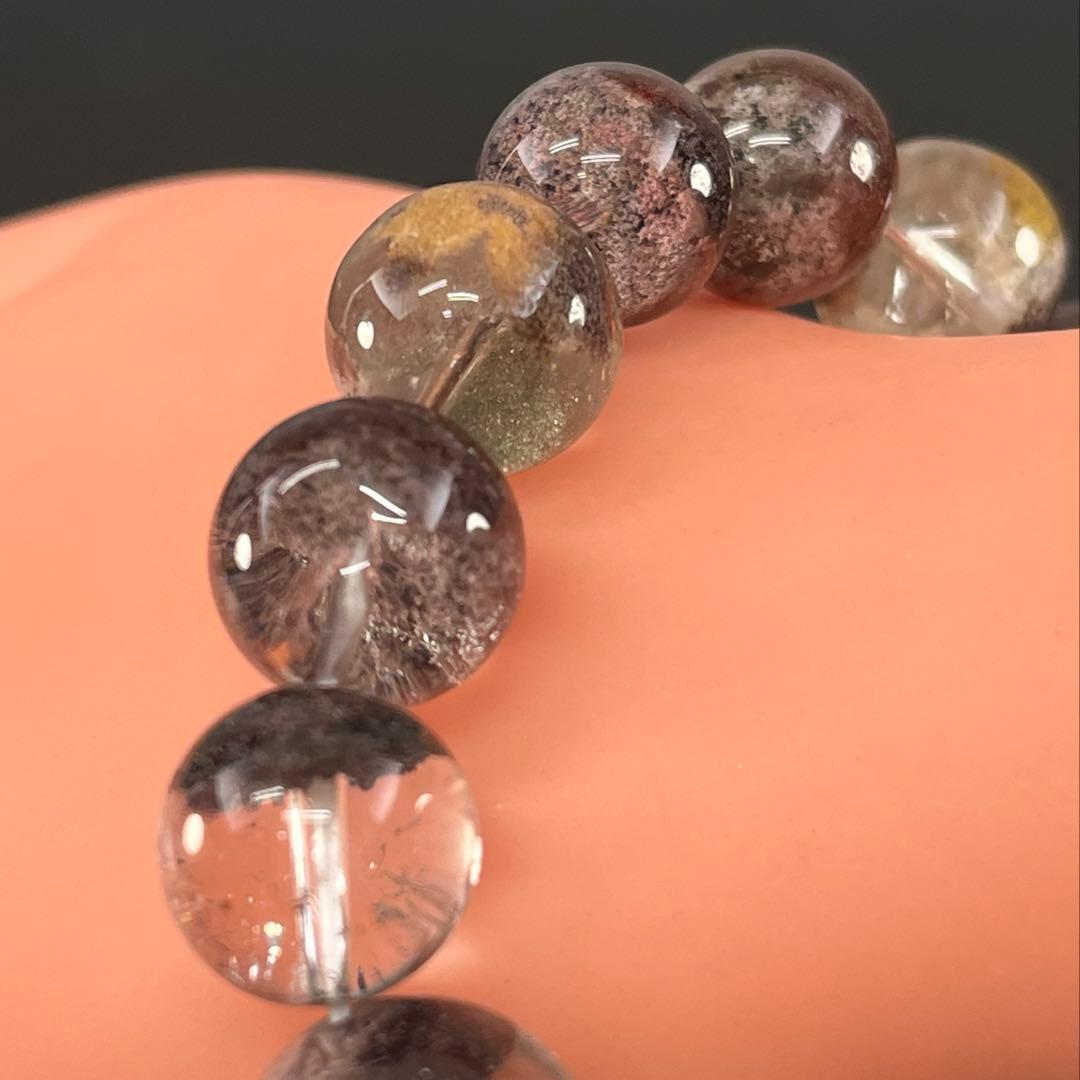 BRY0889☆ガーデンクォーツブレスレット☆天然石　美品