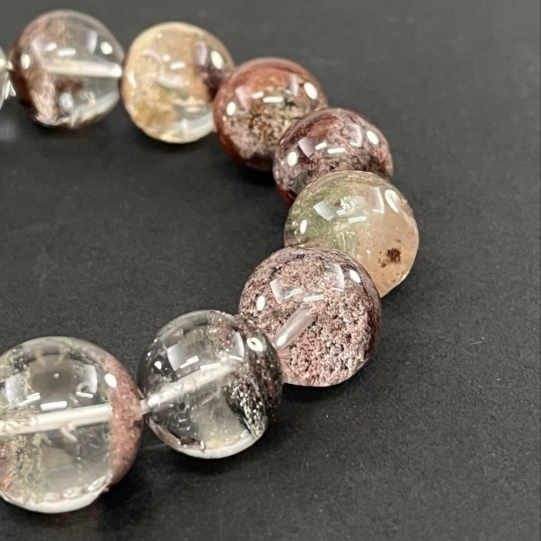 BRY0889☆ガーデンクォーツブレスレット☆天然石　美品