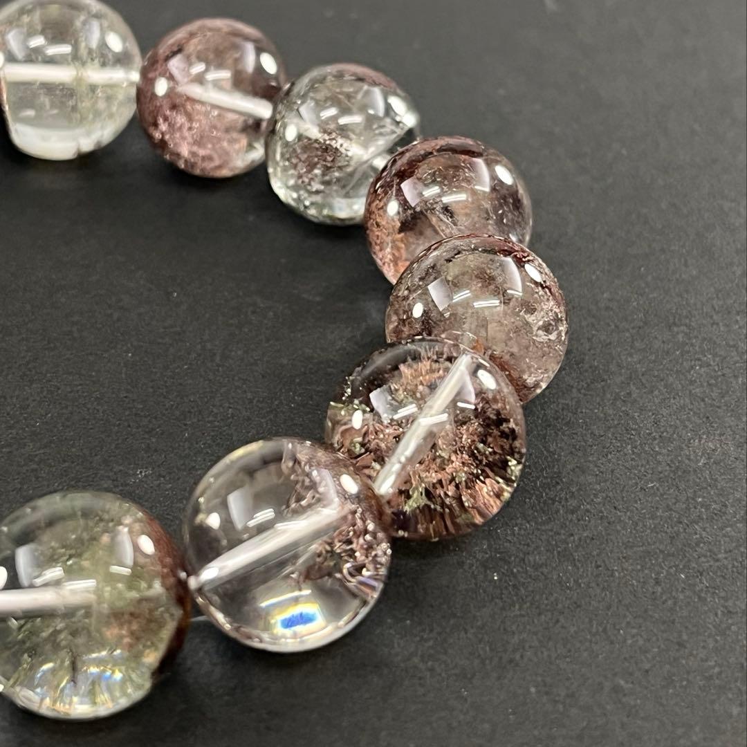 BRY0889☆ガーデンクォーツブレスレット☆天然石　美品