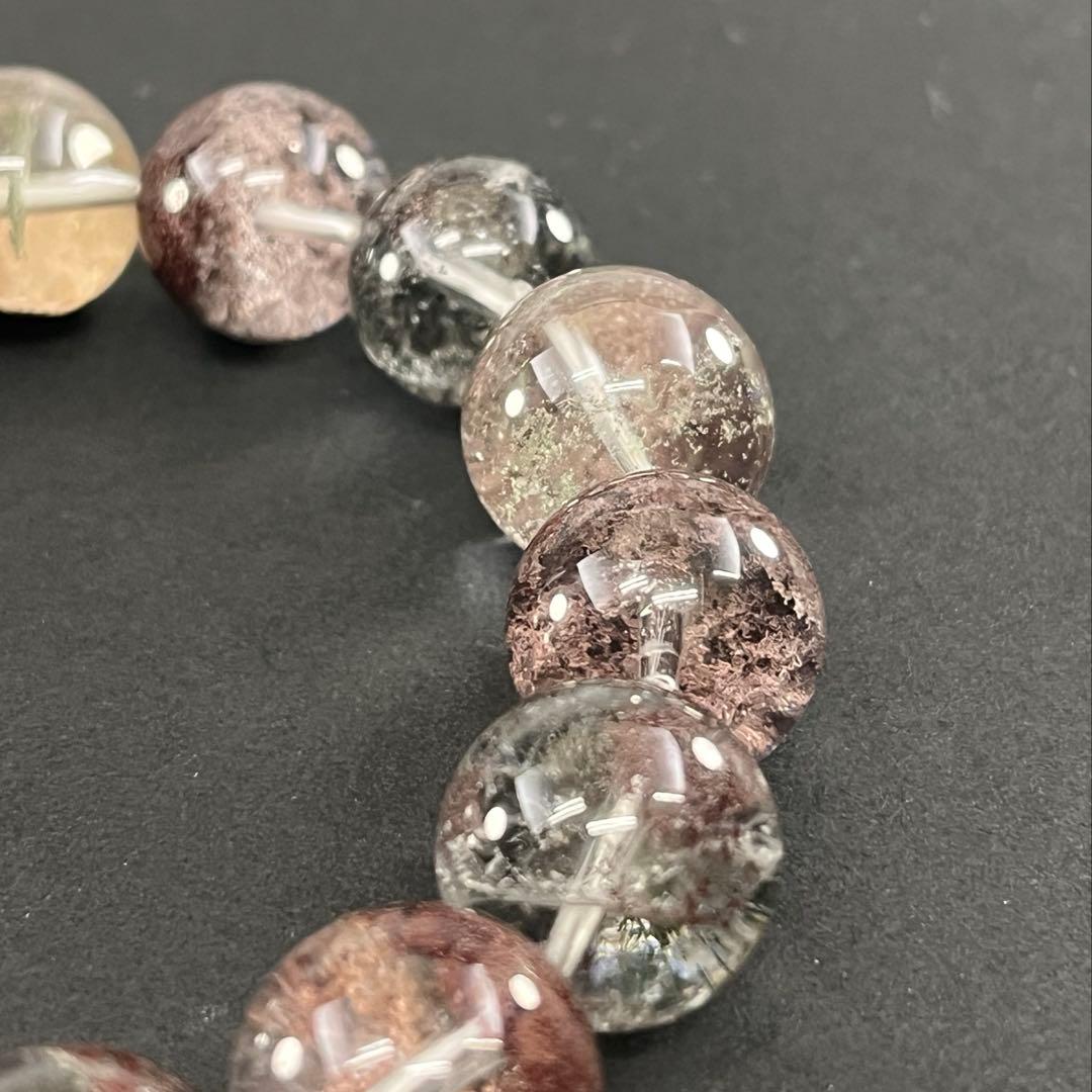 BRY0889☆ガーデンクォーツブレスレット☆天然石　美品