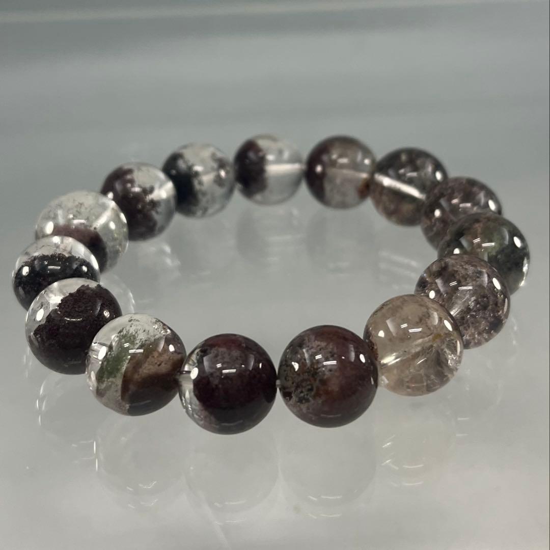BRY0889☆ガーデンクォーツブレスレット☆天然石　美品