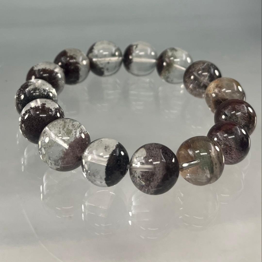 BRY0889☆ガーデンクォーツブレスレット☆天然石　美品