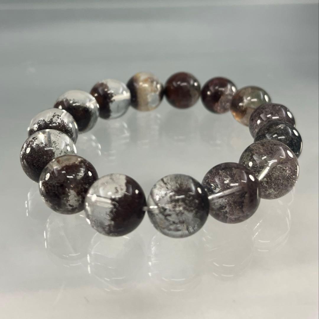 BRY0889☆ガーデンクォーツブレスレット☆天然石　美品