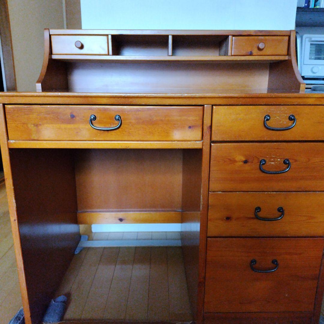 セミアンティーク　木製デスク