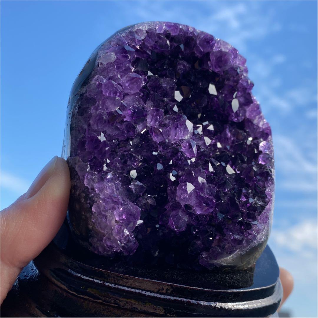 宝石質 ウルグアイ産アメジスト ミニドーム