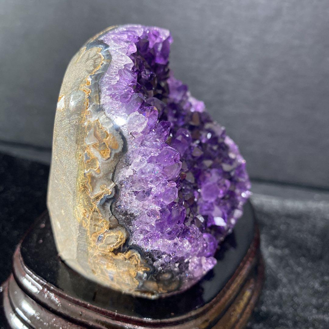 宝石質 ウルグアイ産アメジスト ミニドーム