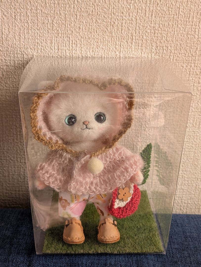 作家さま作 羊毛フェルト 白猫