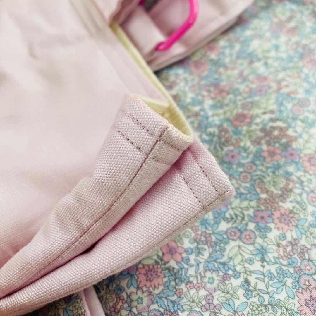 レッスンバック　女の子　上履き入れ　ナップサック袋　給食袋　入園入学ハンドメイド