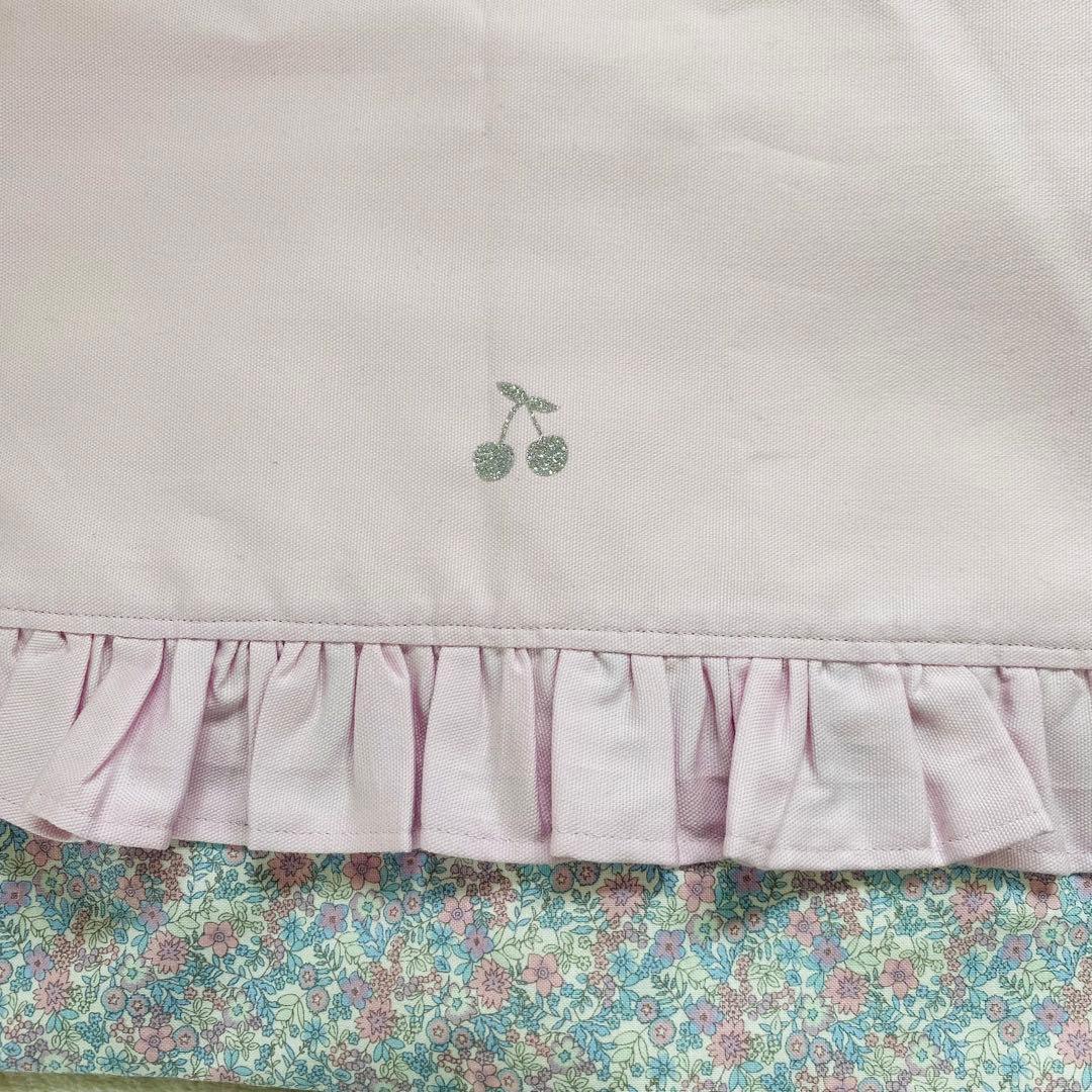 レッスンバック　女の子　上履き入れ　ナップサック袋　給食袋　入園入学ハンドメイド