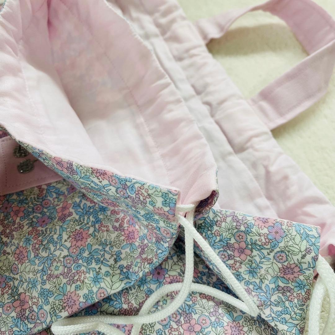 レッスンバック　女の子　上履き入れ　ナップサック袋　給食袋　入園入学ハンドメイド