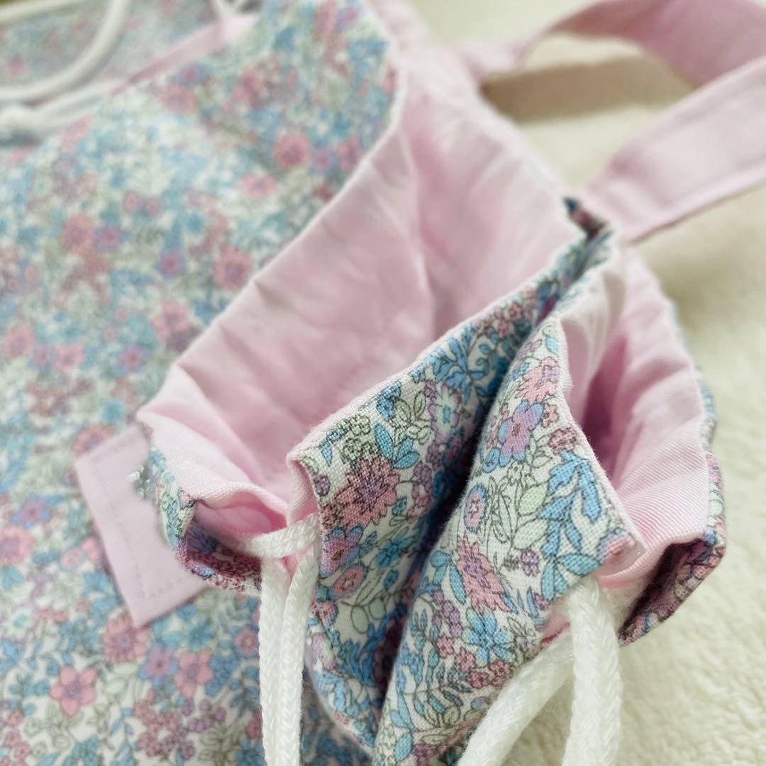 レッスンバック　女の子　上履き入れ　ナップサック袋　給食袋　入園入学ハンドメイド