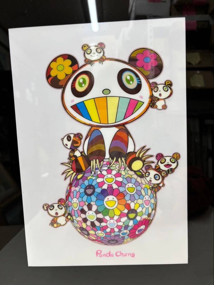 村上 隆　ポスター ガラストップフレーム