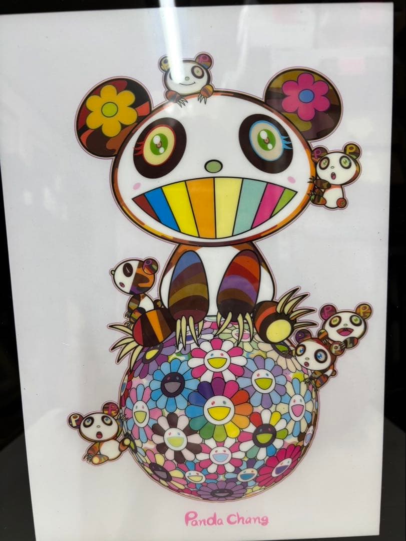 村上 隆　ポスター ガラストップフレーム