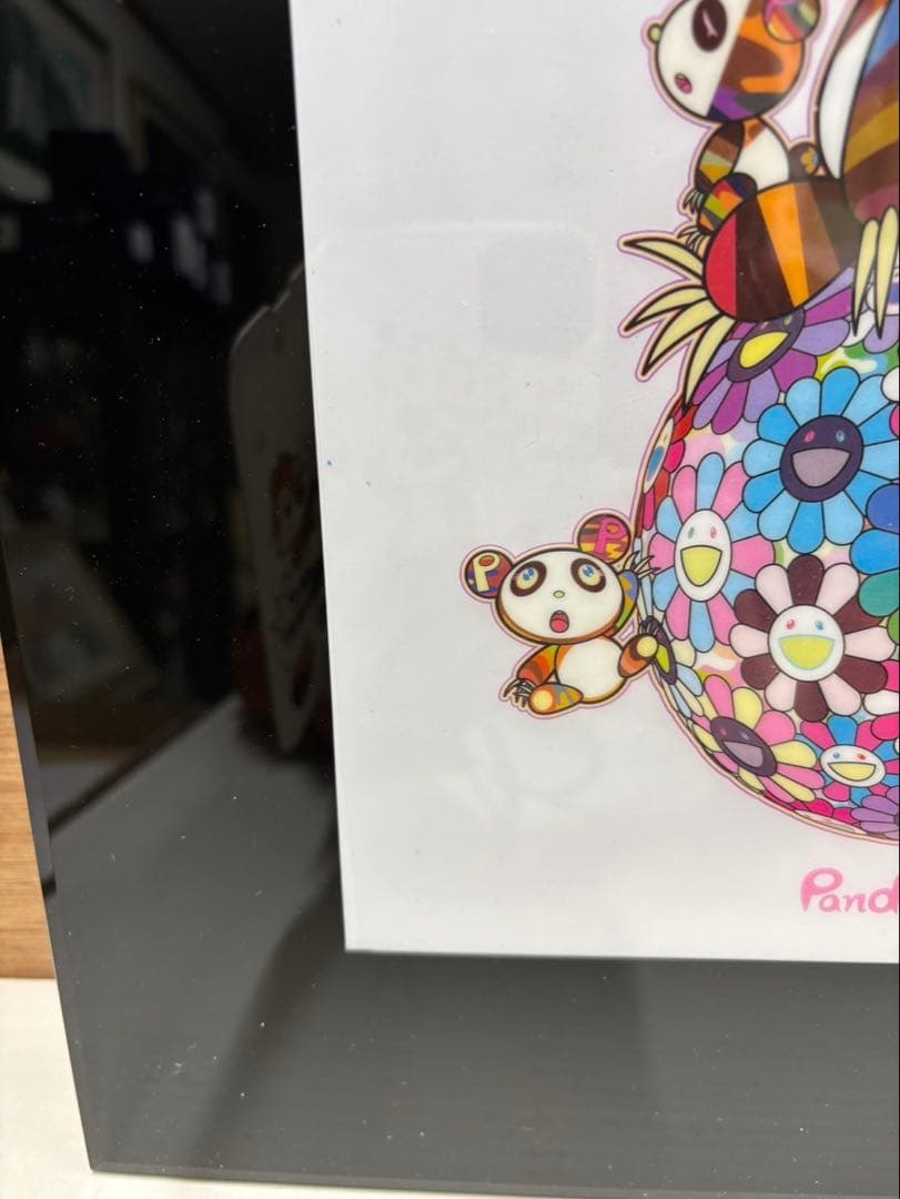 村上 隆　ポスター ガラストップフレーム