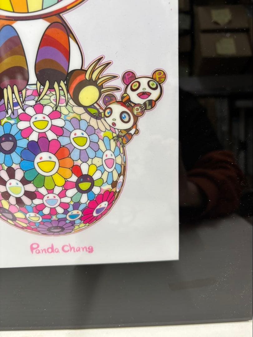 村上 隆　ポスター ガラストップフレーム