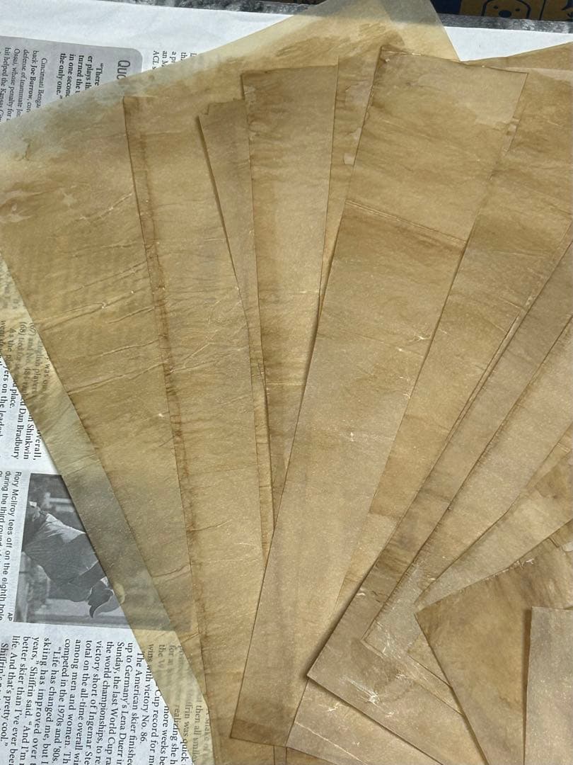 No.854 コーヒー染めトレーシングペーパー