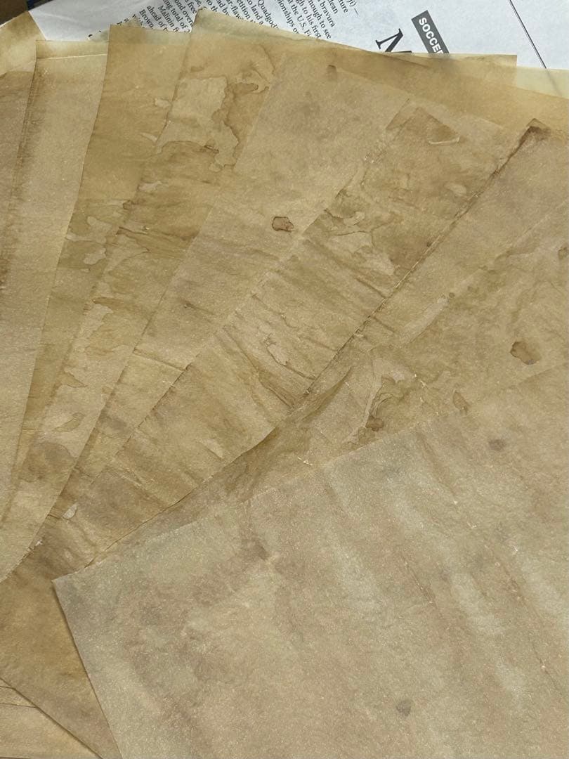 No.854 コーヒー染めトレーシングペーパー