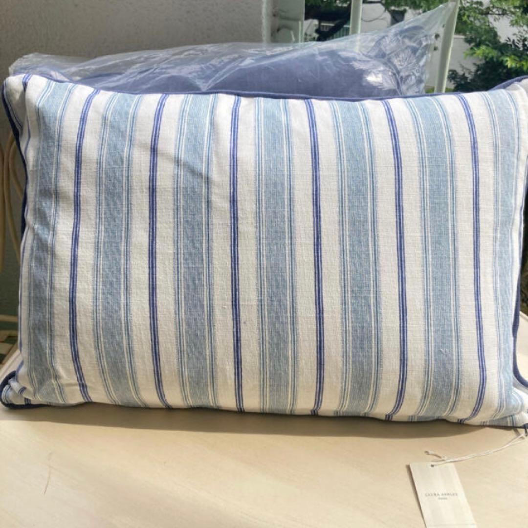 イギリス直輸入:ローラアシュレイ 刺繍ピロ　新品　WAXHAM