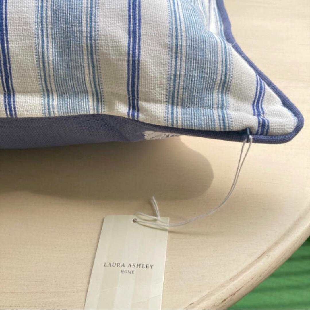 イギリス直輸入:ローラアシュレイ 刺繍ピロ　新品　WAXHAM