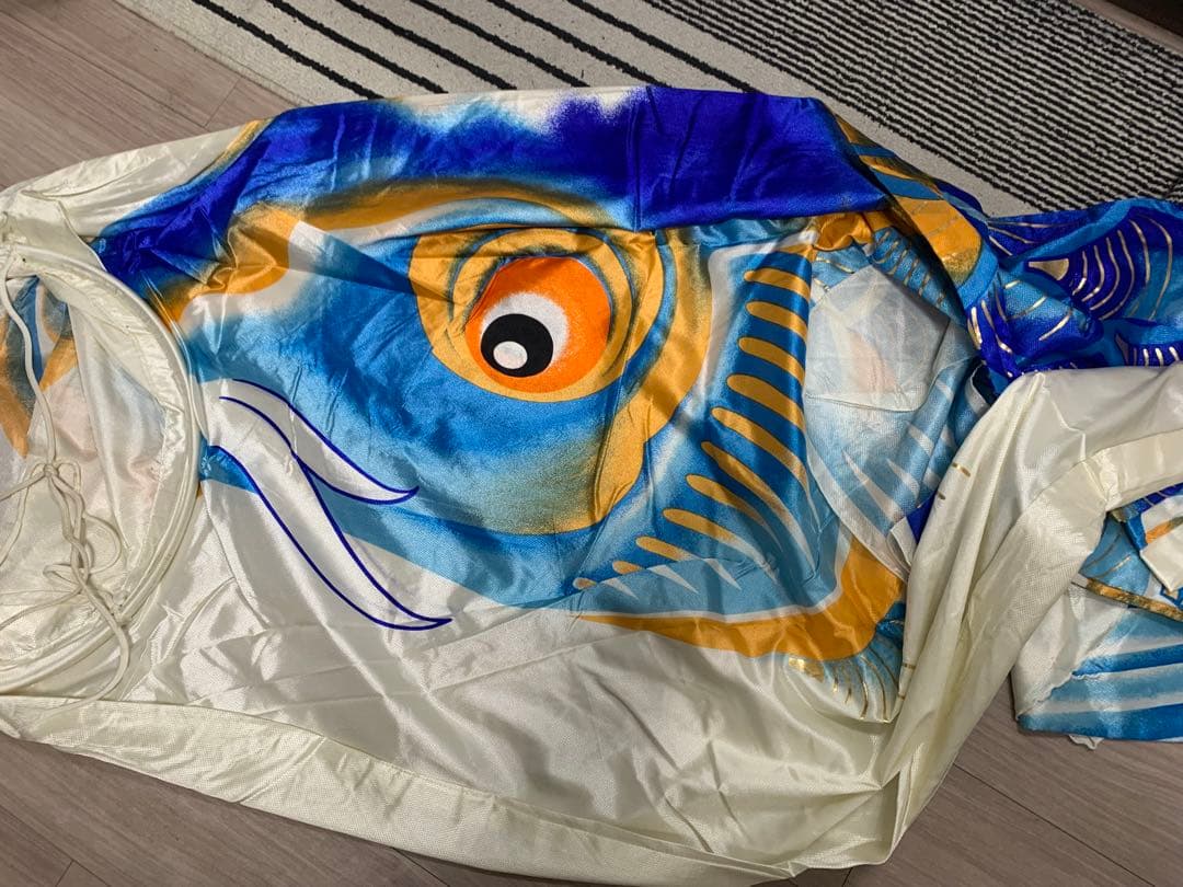 鯉のぼり　徳永　京錦　使用品　6Mセット＋緑　こいのぼり