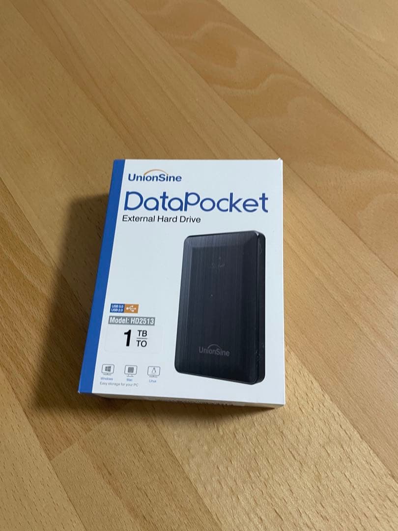 1TB大容量！高速USB3.0対応 ポータブル外付けHDD テレビ録画OK