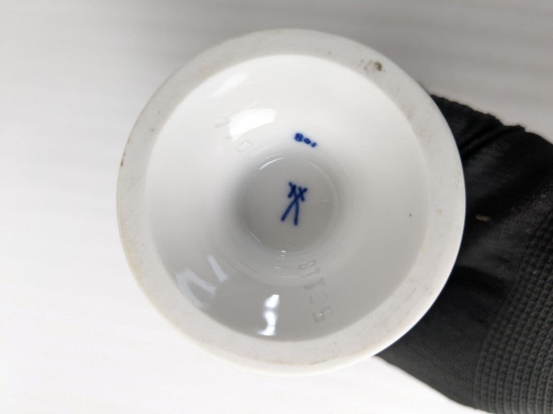 マイセン ブルーオニオン フラワーベース 花瓶