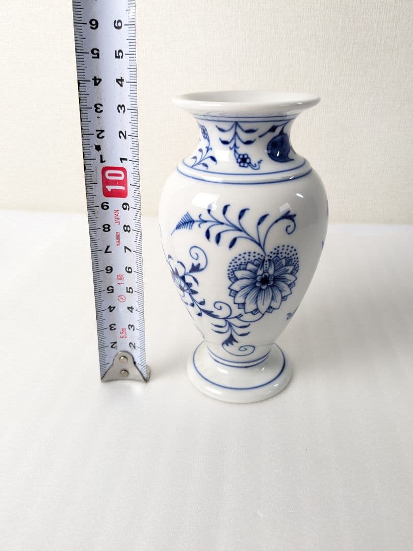 マイセン ブルーオニオン フラワーベース 花瓶