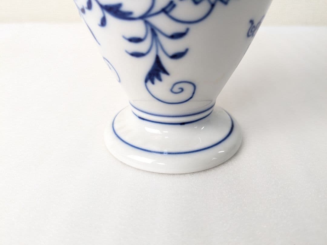 マイセン ブルーオニオン フラワーベース 花瓶