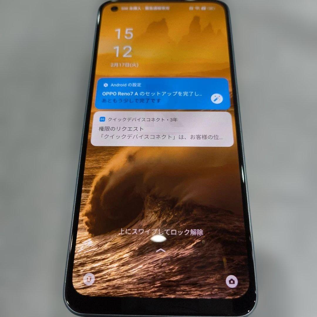 【ワケあり・主要機能問題なし】Oppo Reno 7A 128G