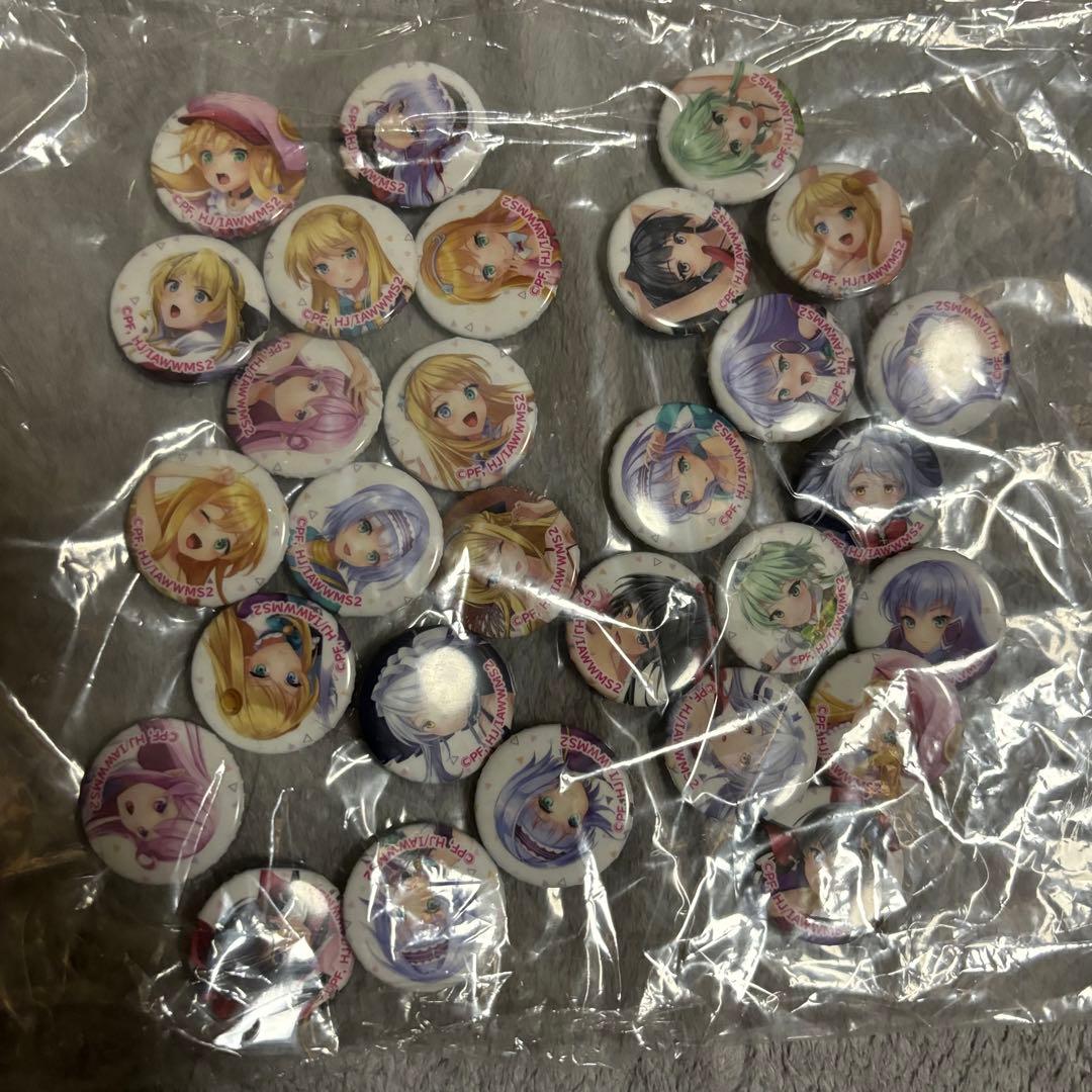 希少レア　当選品　異世界はスマートフォンとともに　缶バッジ　非売品　コンプリート