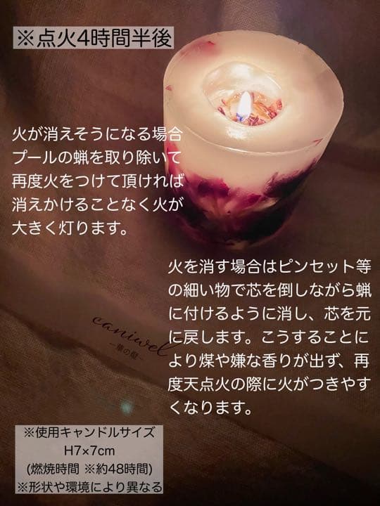 【キャンドルの育てかた】