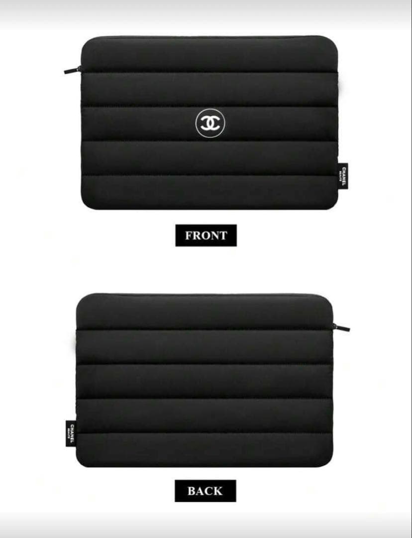 CHANELブラック ノートパソコンバッグ