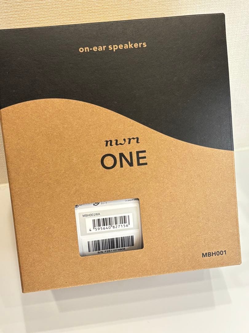 nwm ONE オープンイヤー型 オーバーヘッド 耳スピーカー　ライトグレイ