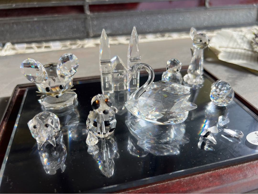 スワロフスキー ケース セット 置物 インテリア