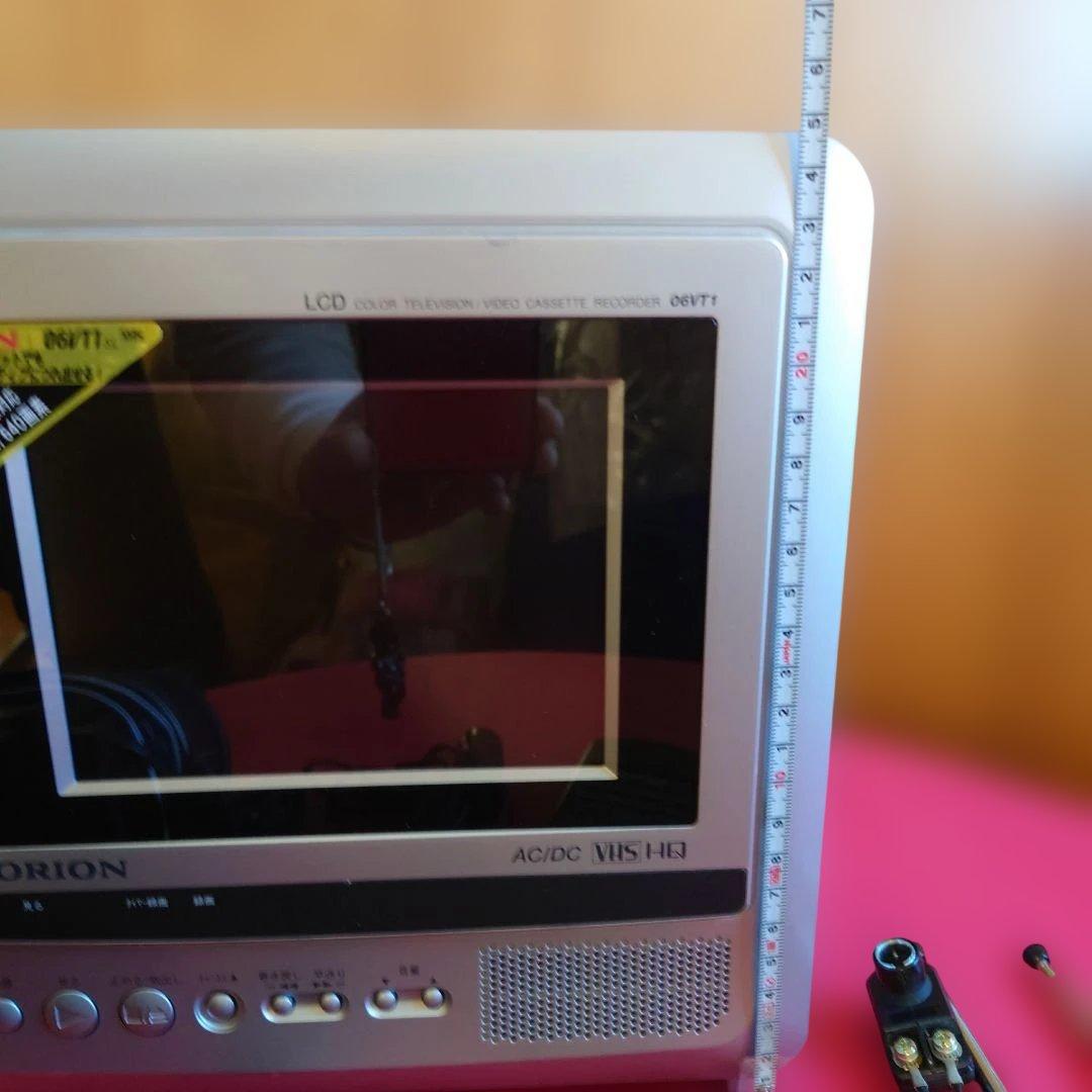 ORIONAC/DC 06-VT1 ポータブル液晶テレビデオ2時電源リモコン付き
