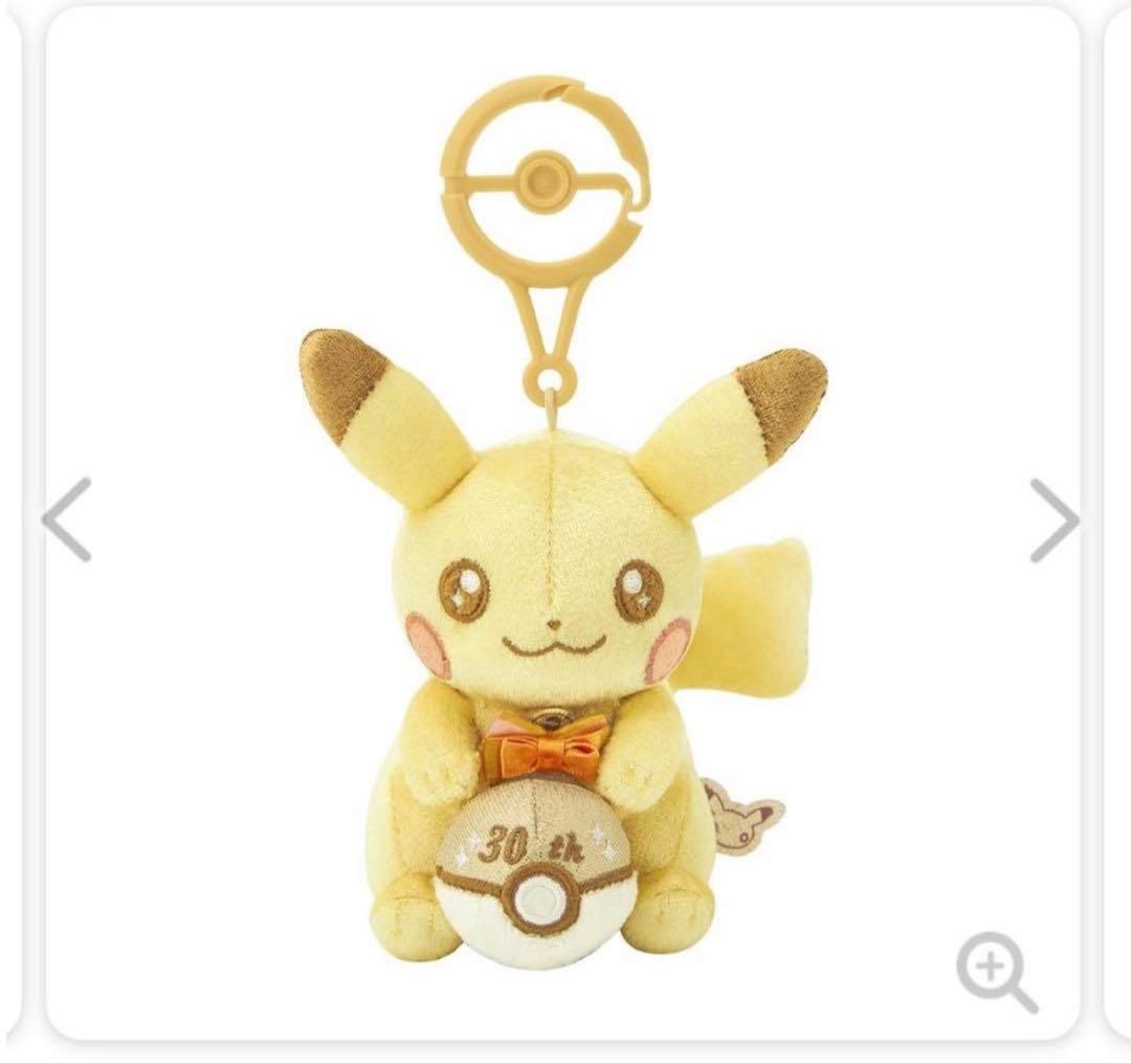 おまとめグッズ　ポケモン30周年　記念　ピカチュウ ぬいぐるみセット　おまけ付き