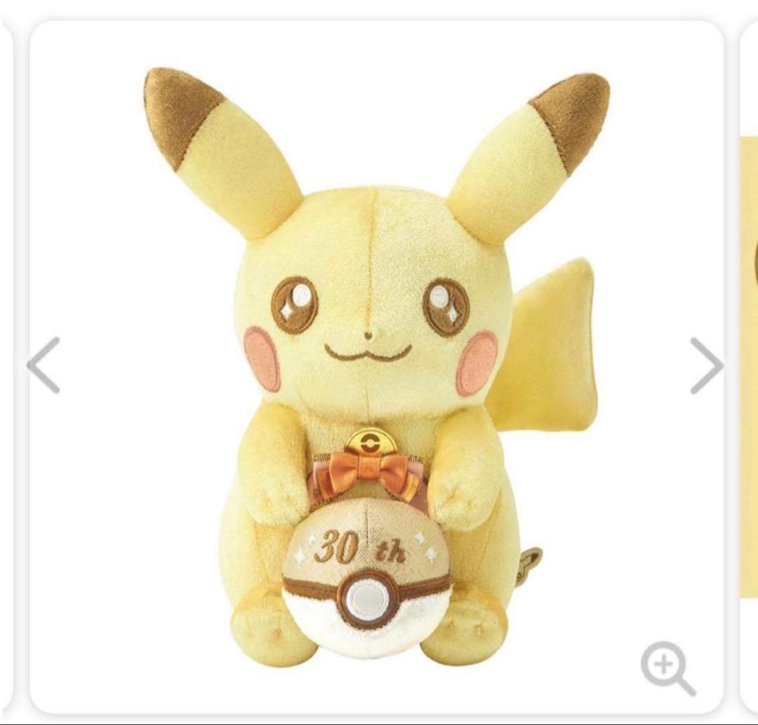 おまとめグッズ　ポケモン30周年　記念　ピカチュウ ぬいぐるみセット　おまけ付き