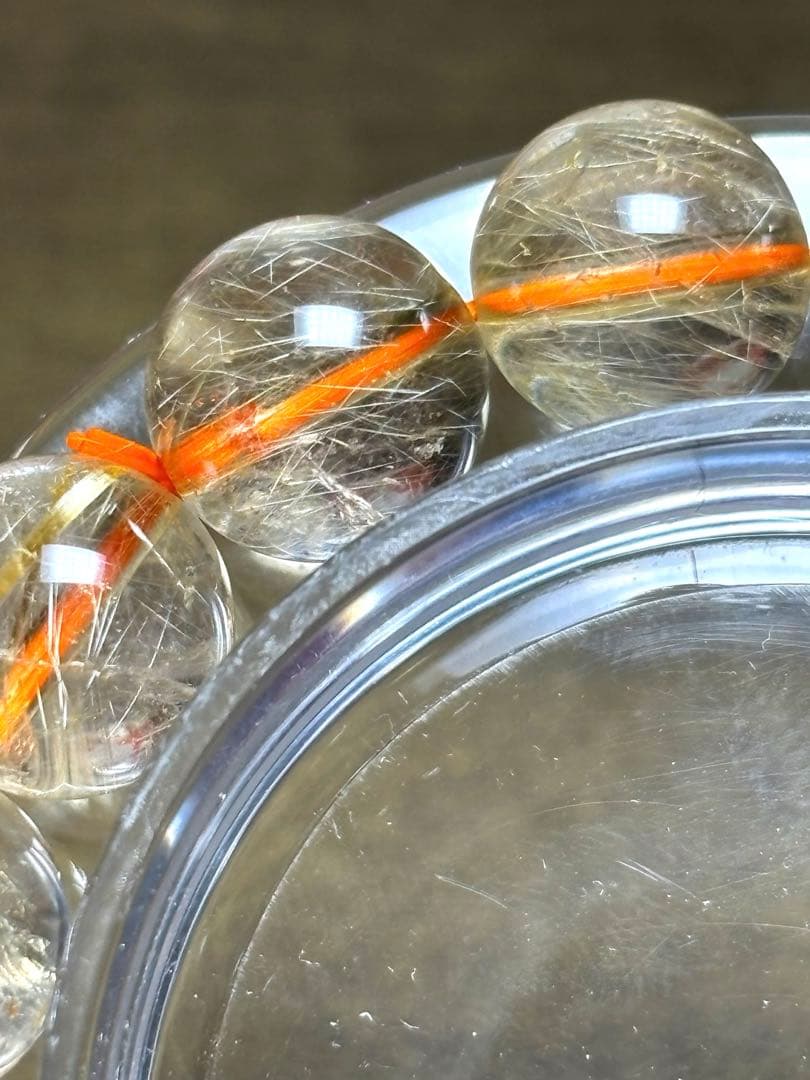 高品質　ゴールドタイチンルチルブレスレット　11.5㎜（新品未使用）ヴィーナス