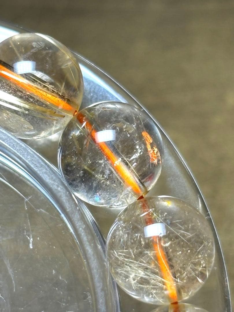 高品質　ゴールドタイチンルチルブレスレット　11.5㎜（新品未使用）ヴィーナス