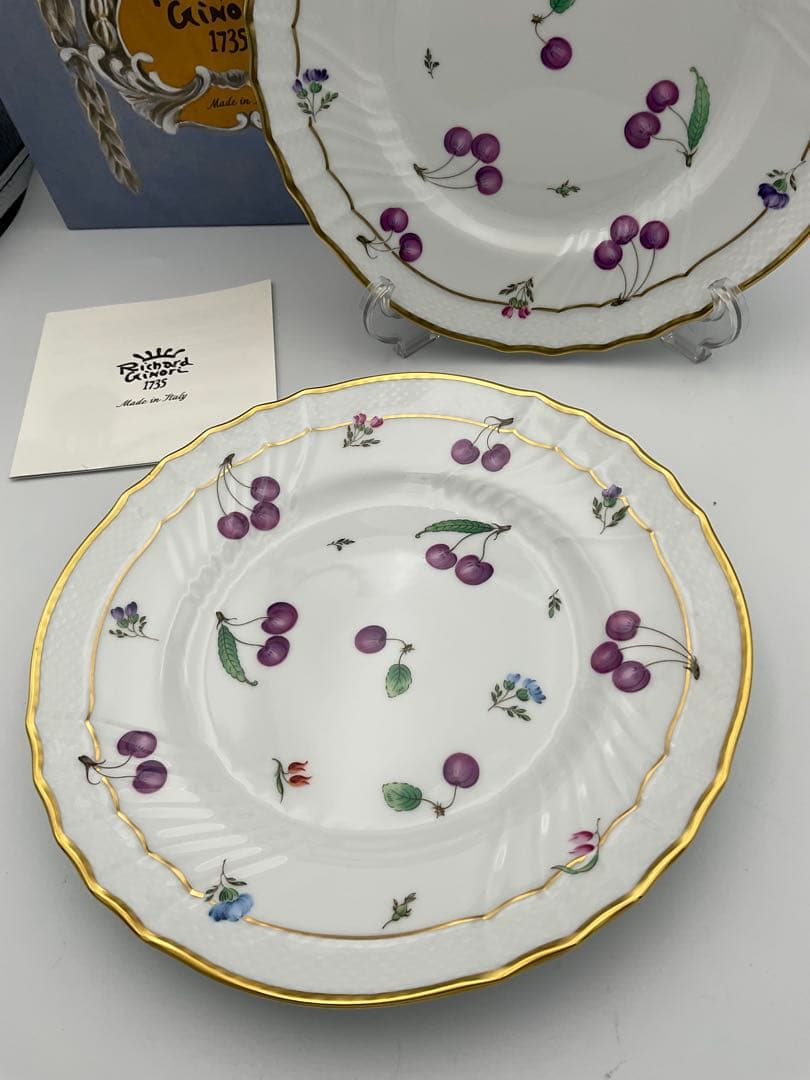 リチャードジノリ　プレート　チリエージェ